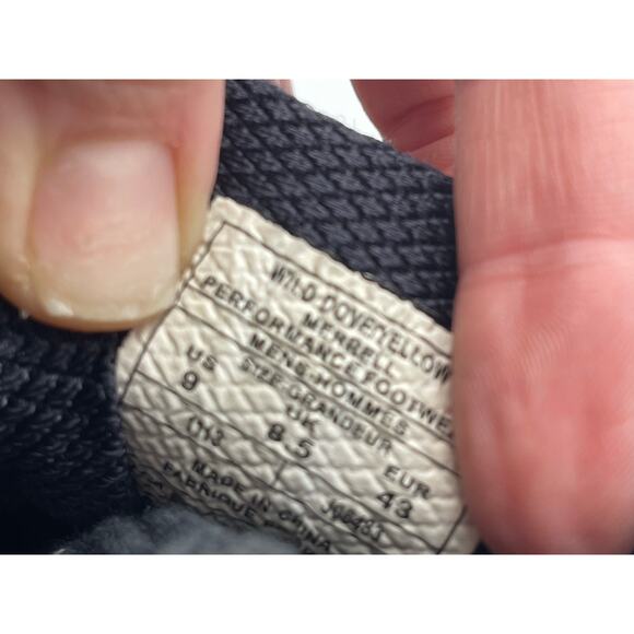 Merrell All Out Rush Trail training running shoe grey yellow black Sz 9 Men’s - Picture 6 of 7